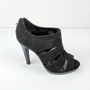 3 for $20 | Nine West | Black Cage Open Toe Heel